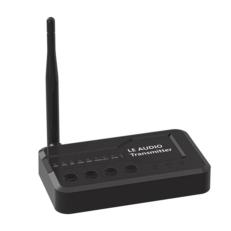 ABUO-Advanced Bluetooth 5.3, 1000MA DC 5V LE Audio Transmitter - Wireless Stereo Connection Via USB/AUX/Opt/Coax
ABUO-Advanced Bluetooth 5.3, 1000MA DC 5V LE Audio Transmitter - Wireless Stereo Connection Via USB/AUX/Opt/Coax