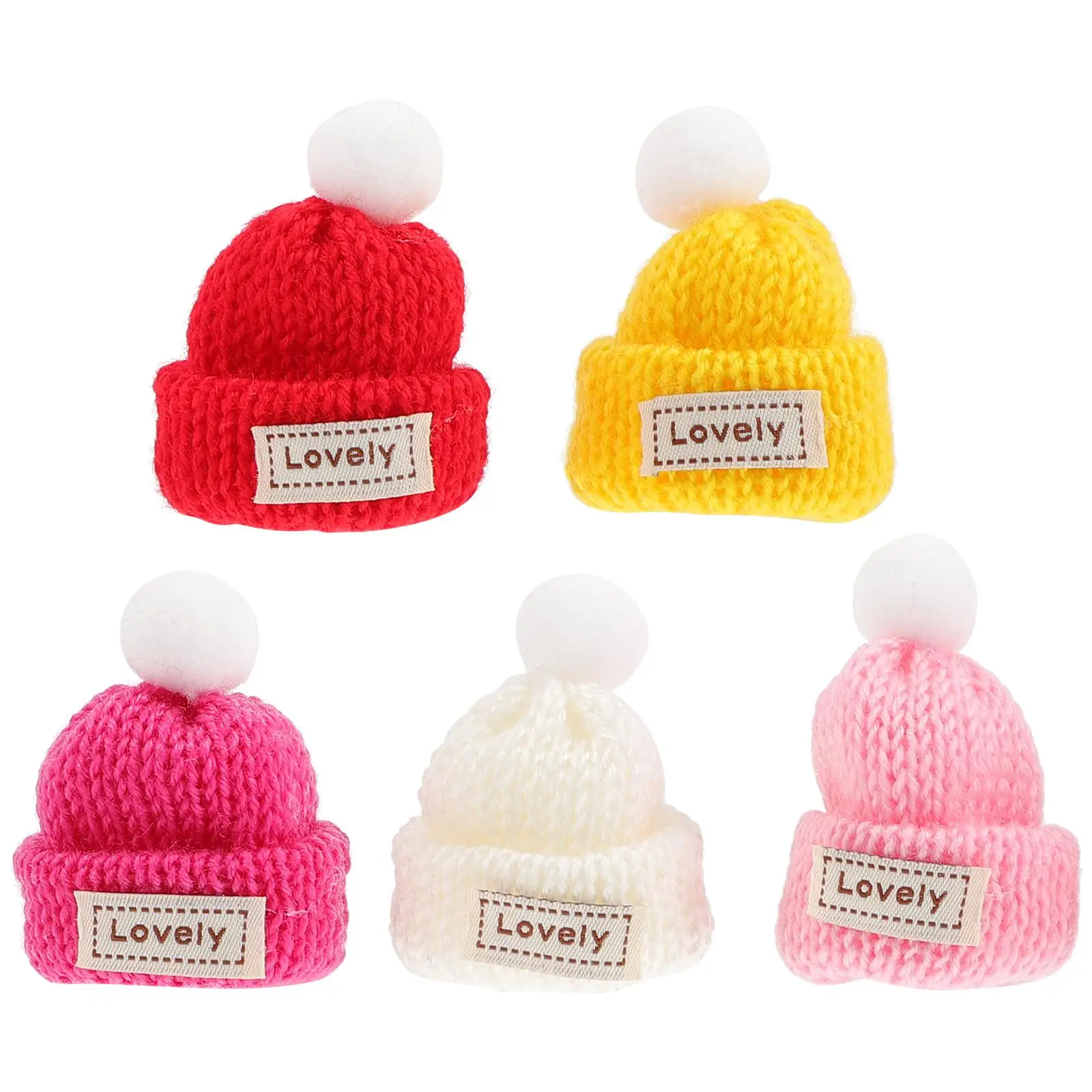 Mini Knit Wool Yarn Hats Small DIY Material Accessories Christmas Crafts Decorations Making Knitting for Toys Tiny
Mini Knit Wool Yarn Hats Small DIY Material Accessories Christmas Crafts Decorations Making Knitting for Toys Tiny