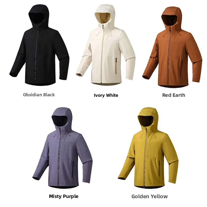 High Quali Fce Lined Outdoor Men's Soft ell Jaet Windproof Water Resistant Autumn Faion Urban Sle Stand Fit
High Quali Fce Lined Outdoor Men's Soft ell Jaet Windproof Water Resistant Autumn Faion Urban Sle Stand Fit