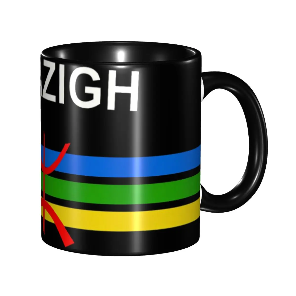 Amazigh Flag And Emblem Mugs Custom Berber Amazir Imazighen Coffee Ceramic Mug Creative Gift
Amazigh Flag And Emblem Mugs Custom Berber Amazir Imazighen Coffee Ceramic Mug Creative Gift