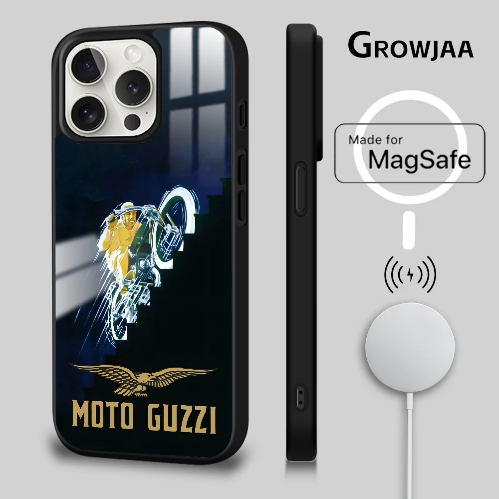 Cool Moto G-Guzzis Phone Case For iPhone 16 15 14 13 12 11 Pro Max Plus Mini Magsafe Mirror Wireless Magnetic Cover
Cool Moto G-Guzzis Phone Case For iPhone 16 15 14 13 12 11 Pro Max Plus Mini Magsafe Mirror Wireless Magnetic Cover
