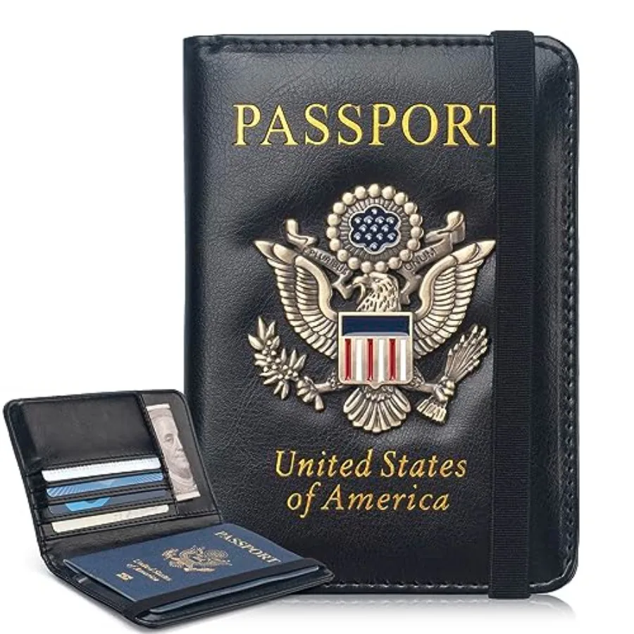 Passport Holder Cover for Women Men, Leather US Passport Wallet Case with Vaccine Card Slot for Travel, RFID Passport Book Cove
Passport Holder Cover for Women Men, Leather US Passport Wallet Case with Vaccine Card Slot for Travel, RFID Passport Book Cove