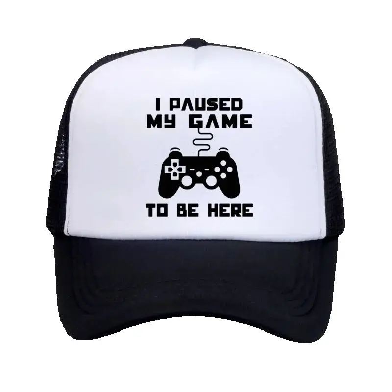 I Paused My Game To Be Here baseball cap Summer Men Women cool trucker cap fashion casual adjustable Snapbacks hats
I Paused My Game To Be Here baseball cap Summer Men Women cool trucker cap fashion casual adjustable Snapbacks hats