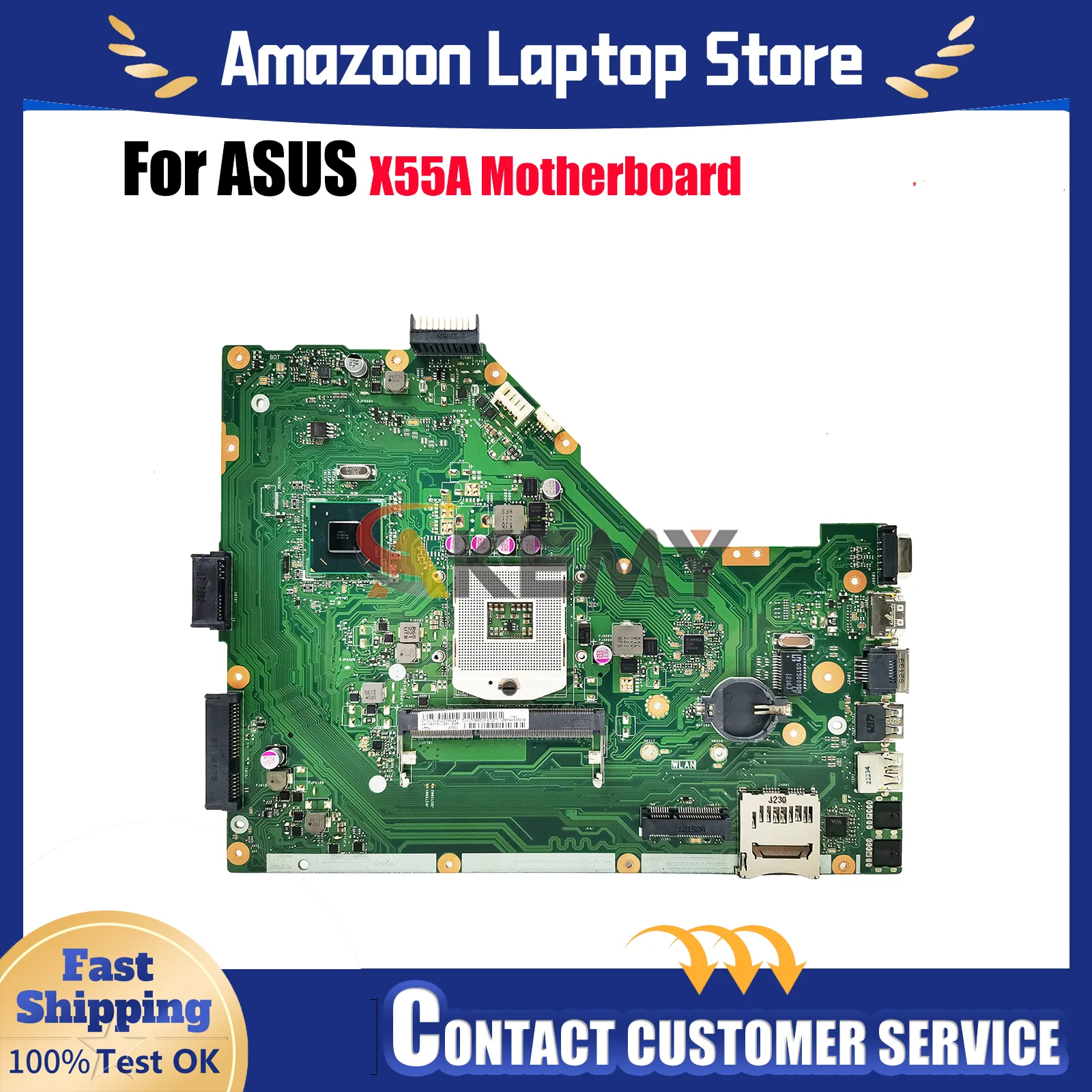 X55A Laptop Motherboard For ASUS VivoBook X55A X55A Notebook Mainboard This item is in stock 100% tests OK fast shipping
X55A Laptop Motherboard For ASUS VivoBook X55A X55A Notebook Mainboard This item is in stock 100% tests OK fast shipping
