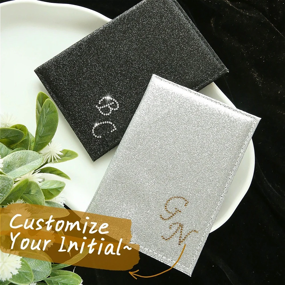 2PCS Personalized Wallet Custom Name Couple Diamonds Initials Passport Cover Set Sequins Passport Holders Luxury Document Card
2PCS Personalized Wallet Custom Name Couple Diamonds Initials Passport Cover Set Sequins Passport Holders Luxury Document Card