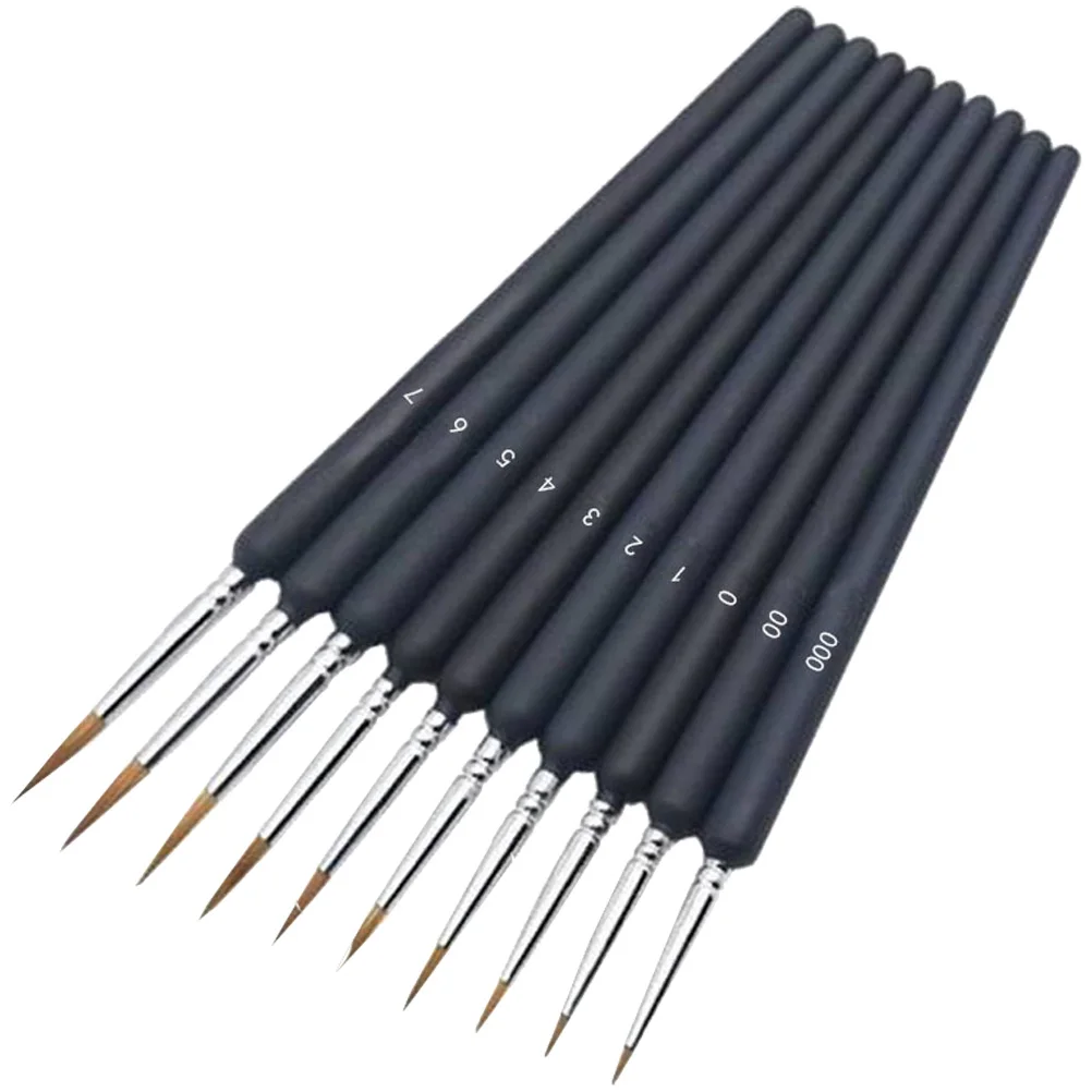 10pcs Portable Wolf Hair Paint Brush Set Fine Tip Liner Pens For Watercolor Acrylic Oil Painting Drawing Art Supplies Detail
10pcs Portable Wolf Hair Paint Brush Set Fine Tip Liner Pens For Watercolor Acrylic Oil Painting Drawing Art Supplies Detail