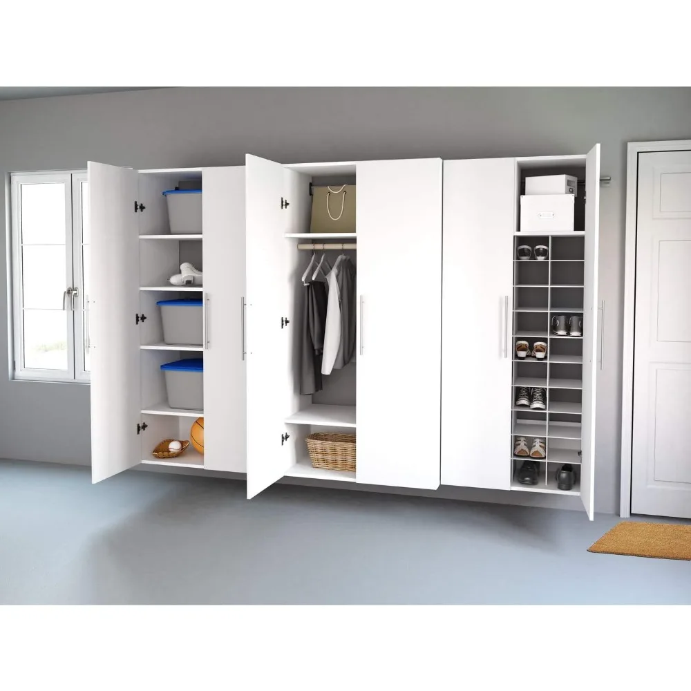 Wardrobe,20"D x 102"W x 72"H HangUps Storage Cabinet,Adjustable,Wood Storage Cabinet Set ,Minimalist Modern Metal Wardrobes
Wardrobe,20"D x 102"W x 72"H HangUps Storage Cabinet,Adjustable,Wood Storage Cabinet Set ,Minimalist Modern Metal Wardrobes