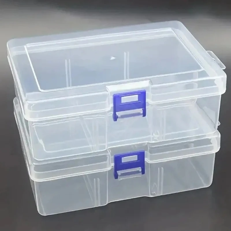 Transparent Plastic Storage Boxes For Jewelry Hardware Accessories Small Items DIY Crafts Cosmetics