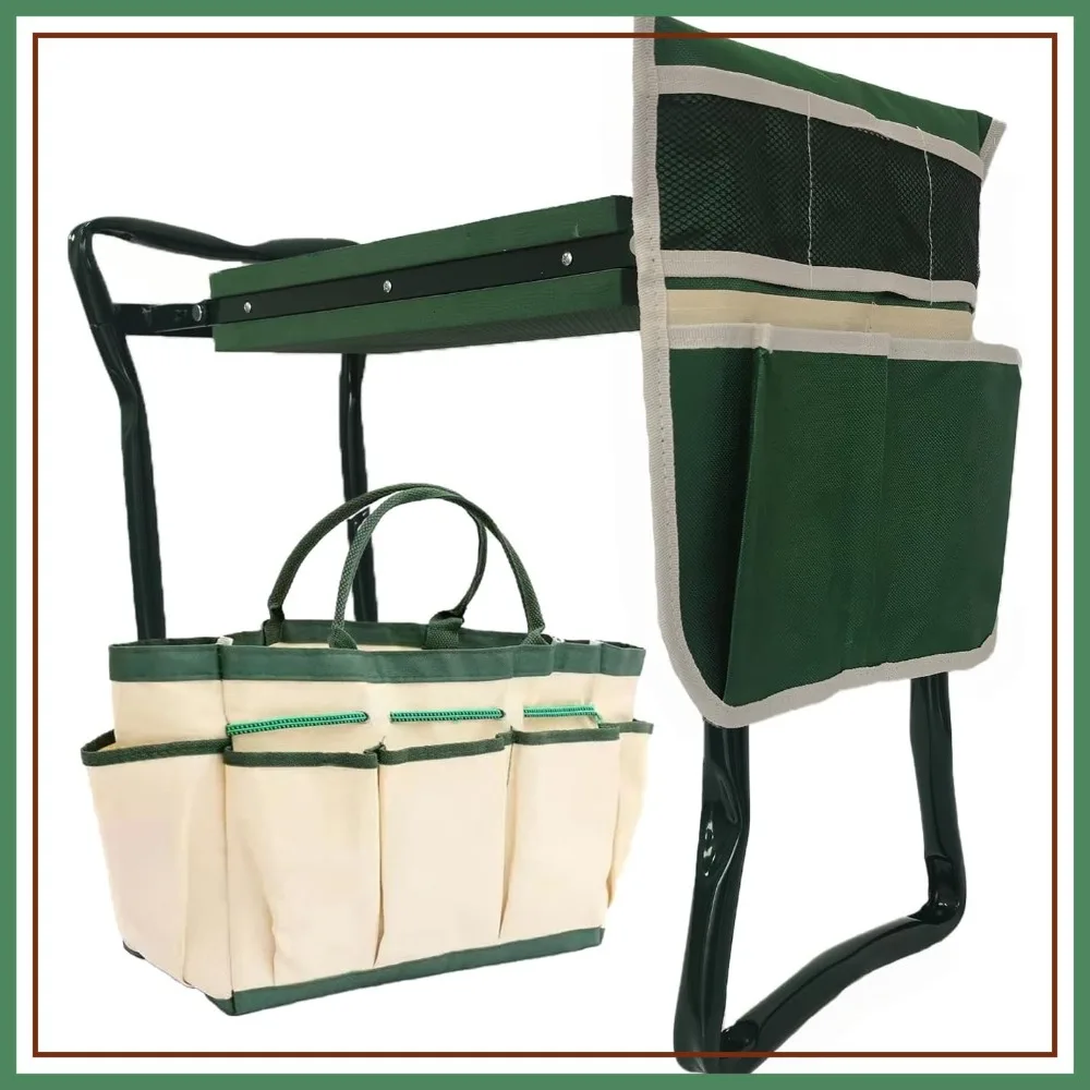 Heavy Duty Garden Kneeler & Seat with Large Tool Pouch, Foldable, Space-Saving, Perfect Gift for Gardeners
Heavy Duty Garden Kneeler & Seat with Large Tool Pouch, Foldable, Space-Saving, Perfect Gift for Gardeners