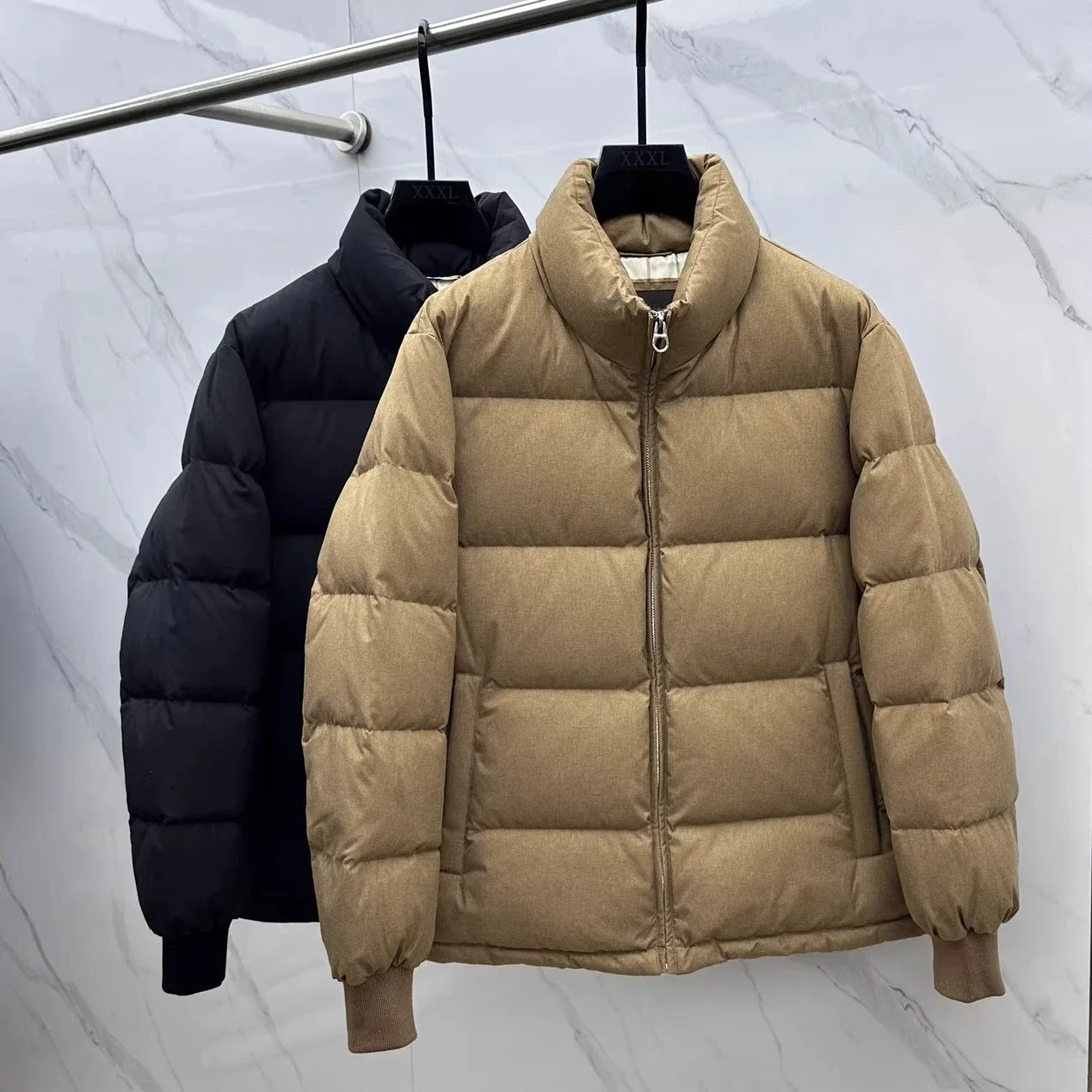 Italian LP casual stand-up collar down jacket
Italian LP casual stand-up collar down jacket