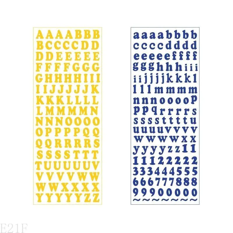 E21F 1 Set Letters Numbers Stickers Epoxy Filling Materials DIY Resin Mold Fillers
E21F 1 Set Letters Numbers Stickers Epoxy Filling Materials DIY Resin Mold Fillers