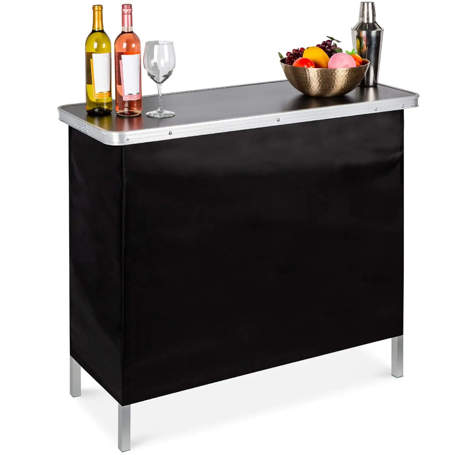 Portable Pop-Up Bar Table for Indoor, Outdoor, Party, Picnic, Tailgate, Entertaining w/Carrying Case, Storage, Customized
Portable Pop-Up Bar Table for Indoor, Outdoor, Party, Picnic, Tailgate, Entertaining w/Carrying Case, Storage, Customized
