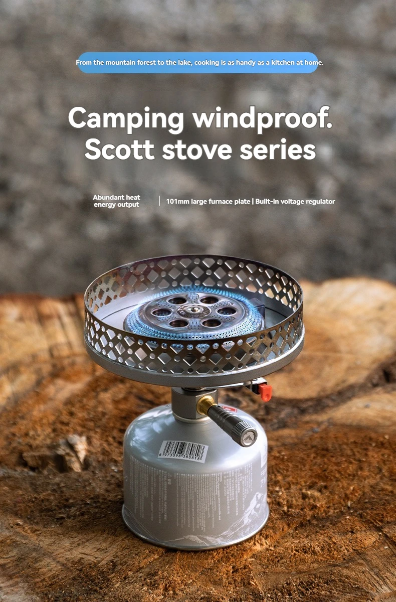 CAMPINGMOON OD-4 High Mountain Stove Windproof Portable Large Diameter Camping Gas Stove with Stable Pressure And High Power
CAMPINGMOON OD-4 High Mountain Stove Windproof Portable Large Diameter Camping Gas Stove with Stable Pressure And High Power