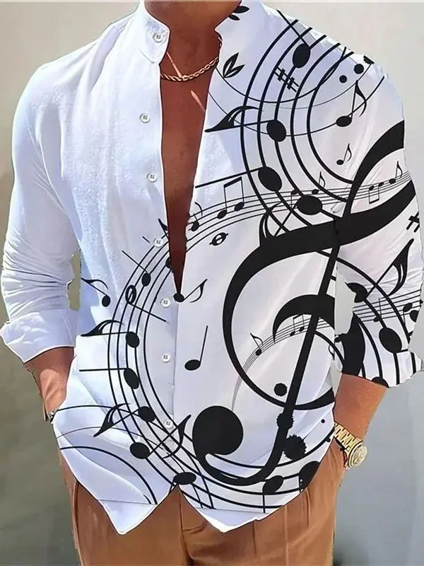 3D Printed Long Sleeve Men's Shirt Fashion Urban Style Polyester Fabric Loose Fit Printed Design Casual Wear Year round
3D Printed Long Sleeve Men's Shirt Fashion Urban Style Polyester Fabric Loose Fit Printed Design Casual Wear Year round