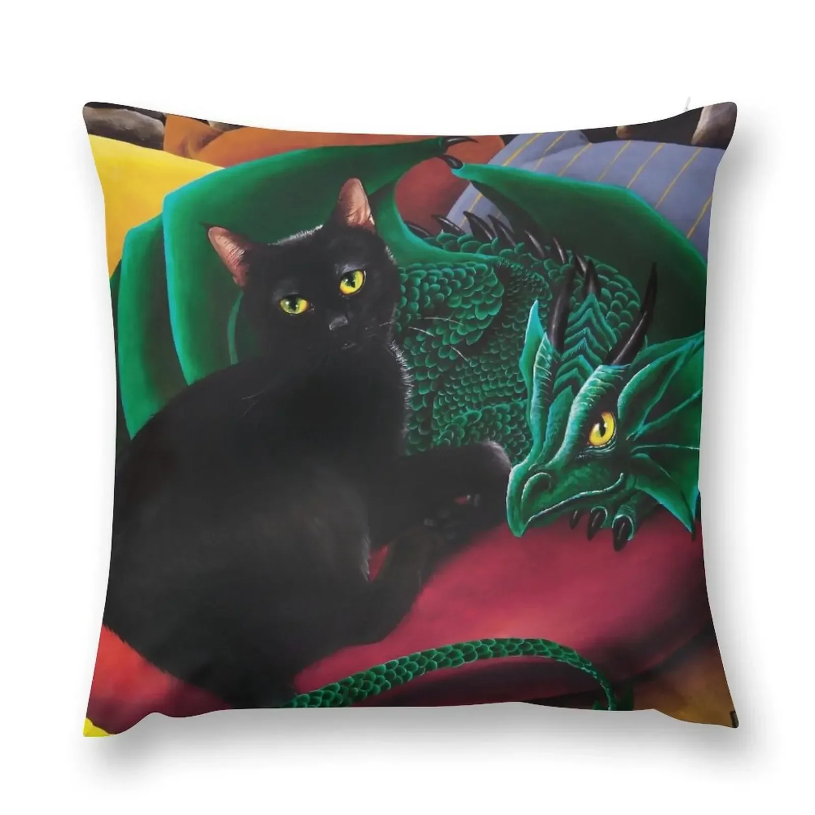 Black Cat and Dragon Throw Pillow covers for pillows Luxury Pillow Case Cushions Cover pillow
Black Cat and Dragon Throw Pillow covers for pillows Luxury Pillow Case Cushions Cover pillow
