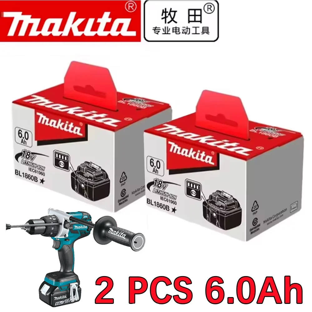 BL1850 makita 18v 6.0Ah original battery bl1830 bl1860 bl1850B tool batteries compatible For Makita 18 Volt wireless grinder
BL1850 makita 18v 6.0Ah original battery bl1830 bl1860 bl1850B tool batteries compatible For Makita 18 Volt wireless grinder