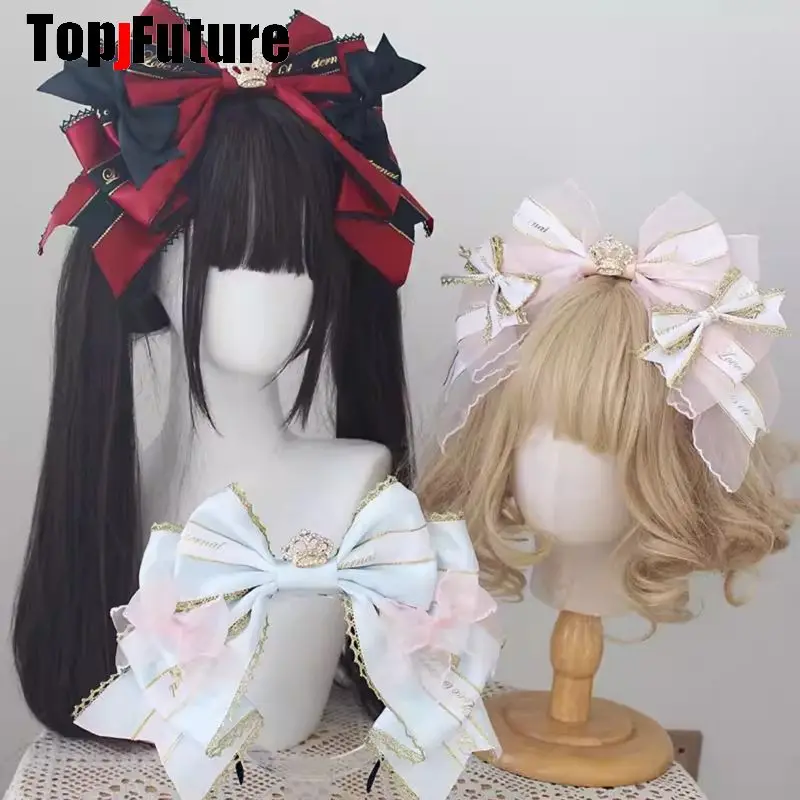 Женская повязка на голову в стиле Y2K, Харадзюку, готическая лолита, элегантная, с красивым бантом, кружевом и подвеской-бантом KC
Женская повязка на голову в стиле Y2K, Харадзюку, готическая лолита, элегантная, с красивым бантом, кружевом и подвеской-бантом KC