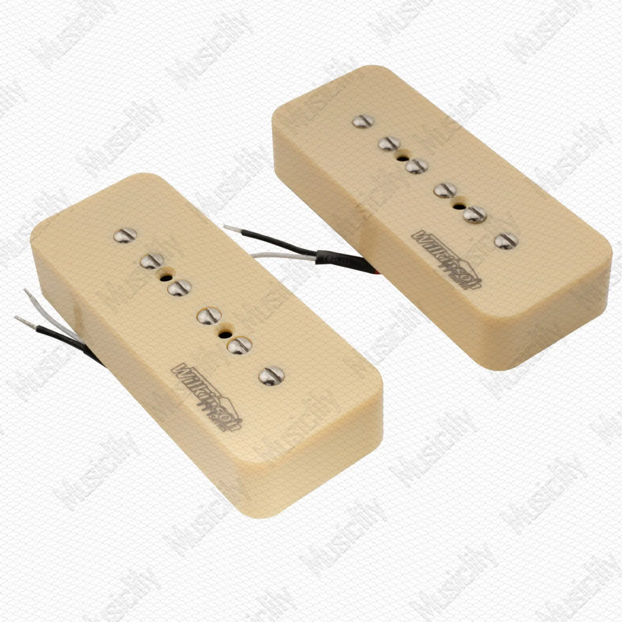 Wilkinson P90 Soapbar Pickups Black Alnico 5 Magnet Single Coil Electric Guitar Pickups Set
Wilkinson P90 Soapbar Pickups Black Alnico 5 Magnet Single Coil Electric Guitar Pickups Set