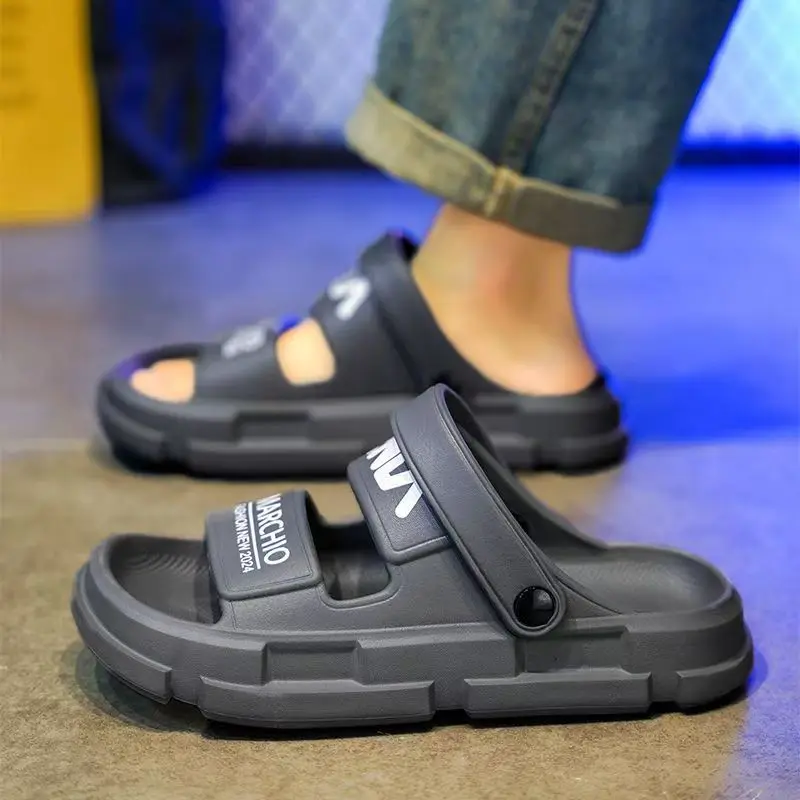 Men Big Size Dual Purpose Beach Sandals slippers Summer New Waterproof Non Slip Lightweight One Word Lovers Casual sports Sandal
Men Big Size Dual Purpose Beach Sandals slippers Summer New Waterproof Non Slip Lightweight One Word Lovers Casual sports Sandal