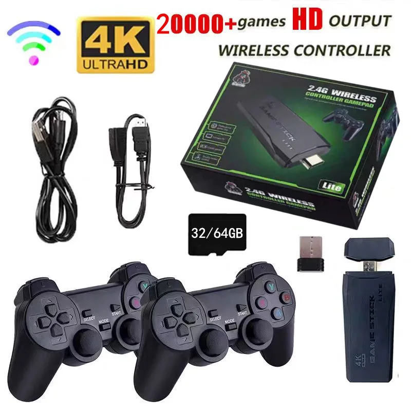 M8 Game Console with 2.4G Wireless Gamepad 64GB Game Box Built-in 20000+ Games For PC Android TV Game Console
M8 Game Console with 2.4G Wireless Gamepad 64GB Game Box Built-in 20000+ Games For PC Android TV Game Console