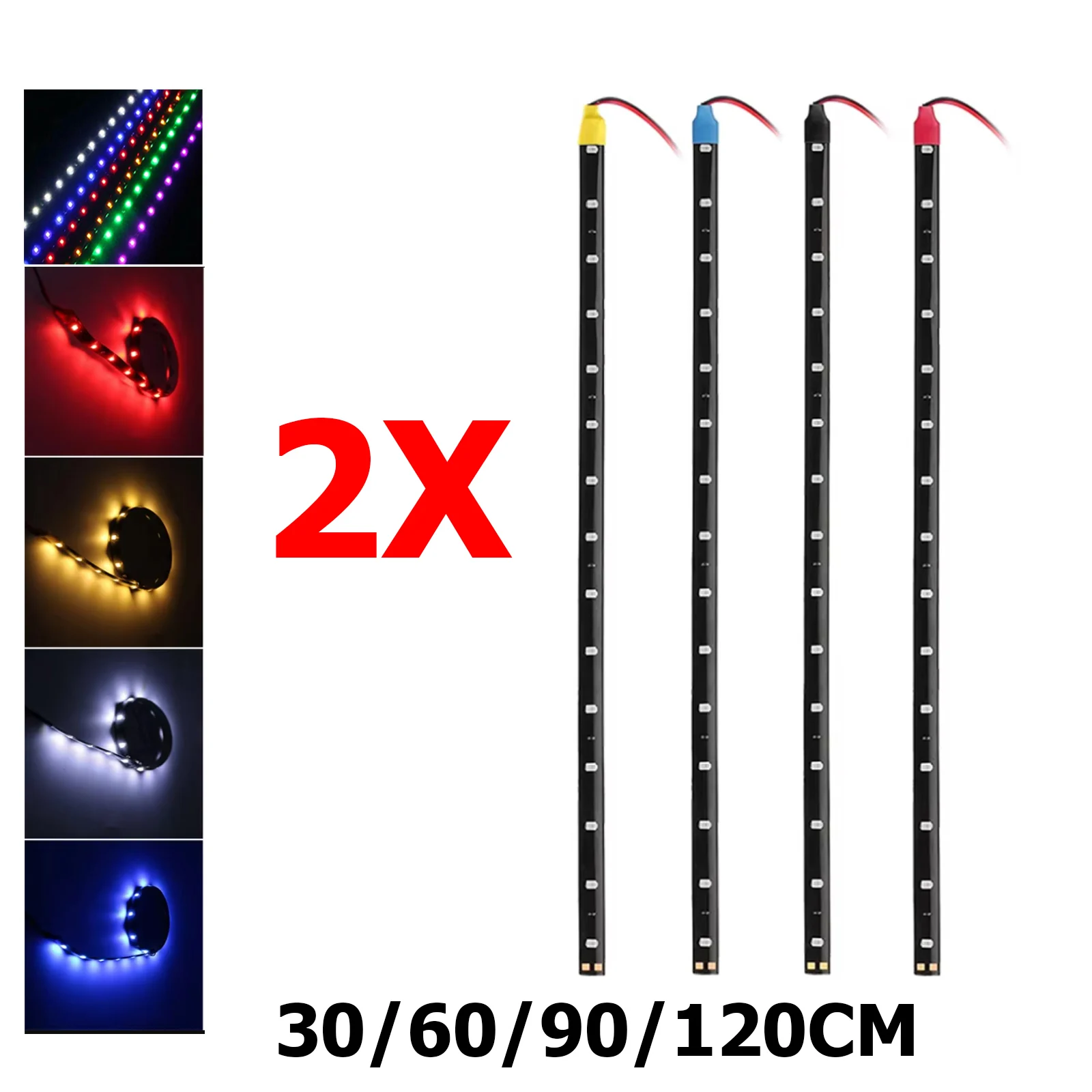 2PCS 30 / 60 / 90 / 120cm Изгибаемые светодиодные лампы с автомобильными огнями красочная атмосфера передние огни SMD2835 Гибкие автомобили неоновые огни DRL водонепроницаемые
2PCS 30 / 60 / 90 / 120cm Изгибаемые светодиодные лампы с автомобильными огнями красочная атмосфера передние огни SMD2835 Гибкие автомобили неоновые огни DRL водонепроницаемые