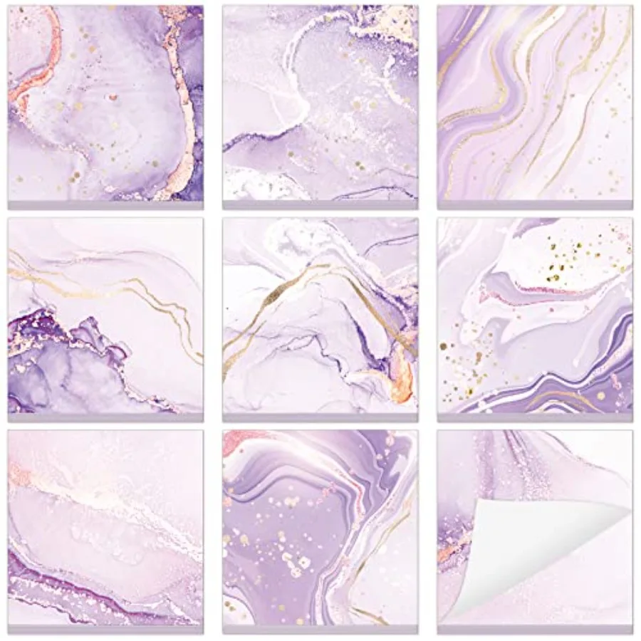 9 Pads 450 Sheets Purple Marble Sticky Note 3 x 3 Inch Self-Stick Notes Marble Notepad Purple Office Supplies Reminder List Adh
9 Pads 450 Sheets Purple Marble Sticky Note 3 x 3 Inch Self-Stick Notes Marble Notepad Purple Office Supplies Reminder List Adh