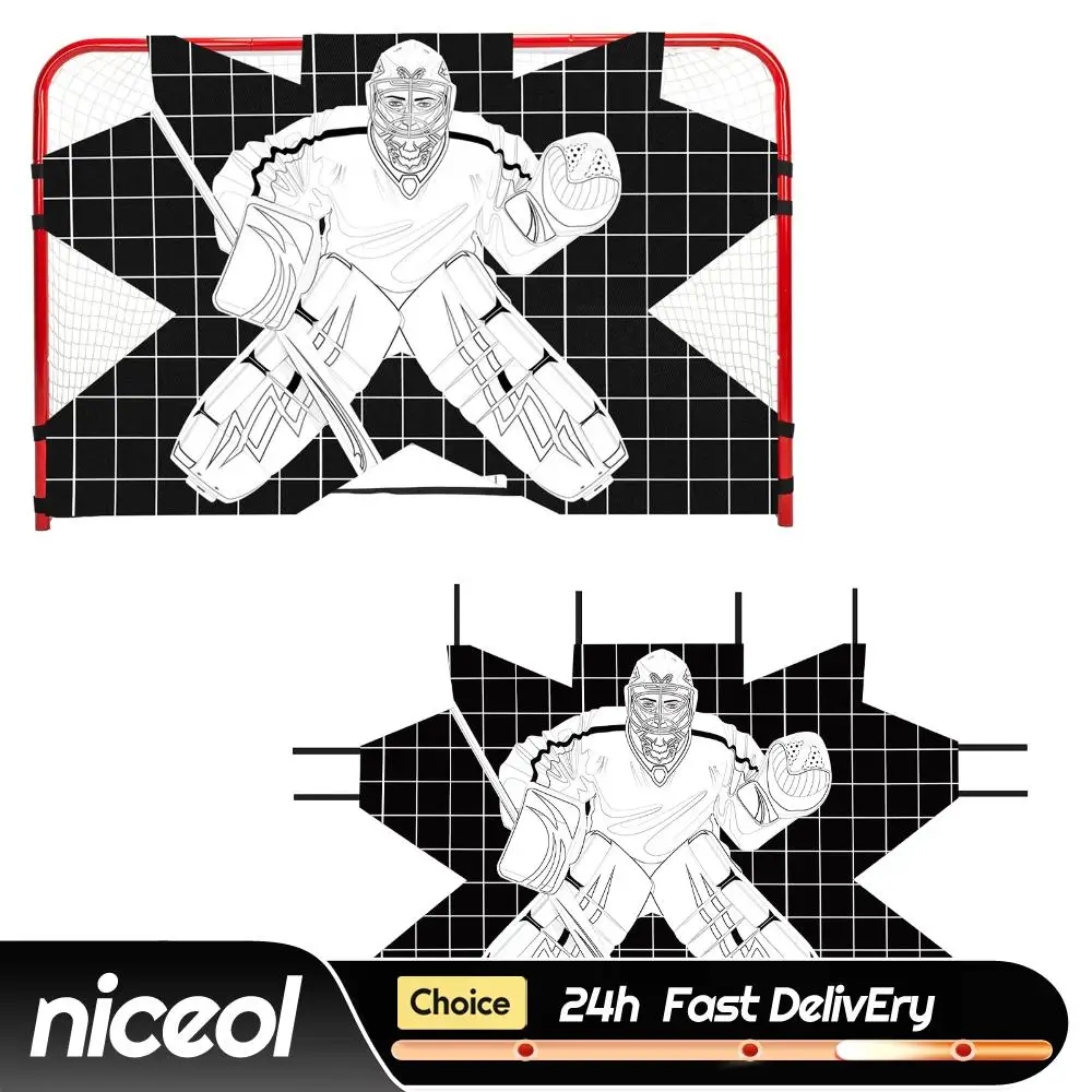 Street Hockey Goalie Target Net Tear-Resistant Oxford Cloth Portable Hockey Net for Street Garage Training Practice Youth Adults
Street Hockey Goalie Target Net Tear-Resistant Oxford Cloth Portable Hockey Net for Street Garage Training Practice Youth Adults