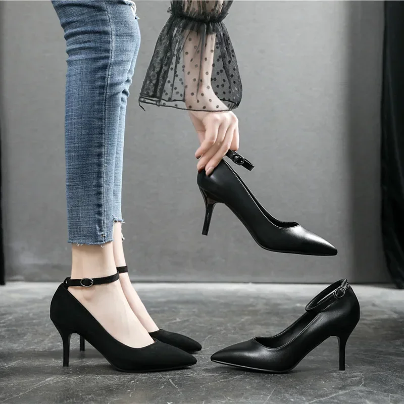 30-44 Black High Heels Small Size Thin Heel Pumps Women Shoes Stiletto Office Shoes
30-44 Black High Heels Small Size Thin Heel Pumps Women Shoes Stiletto Office Shoes