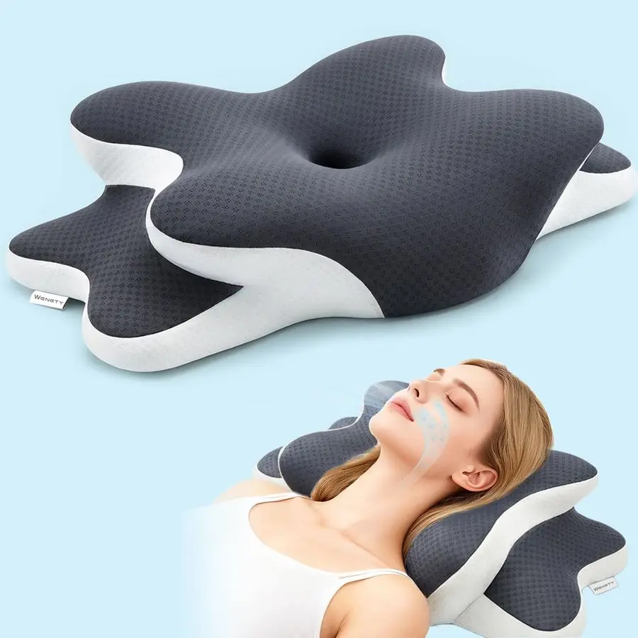 Pillow for Side Sleepers,Memory Foam Pillows for Neck and Shoulder Pain,Deep Sleep Pillows for Back Pain Sleeper, Dreamers Relie
Pillow for Side Sleepers,Memory Foam Pillows for Neck and Shoulder Pain,Deep Sleep Pillows for Back Pain Sleeper, Dreamers Relie