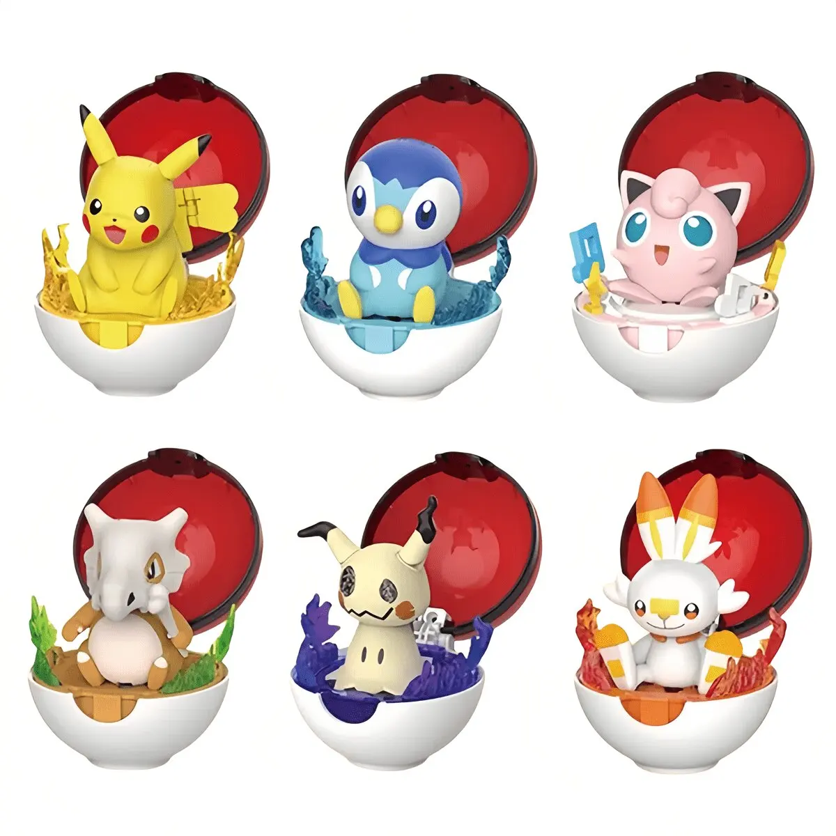 Genuine Pokemon Pikachu Mimikyu Piplup Jigglypuff Scorbunny Cubone Anime Figures Deformable Dolls Toy Collection Model And Gifts
Genuine Pokemon Pikachu Mimikyu Piplup Jigglypuff Scorbunny Cubone Anime Figures Deformable Dolls Toy Collection Model And Gifts