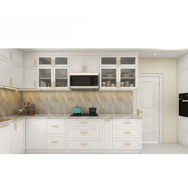 Custom Cupboard Furniture United States Simple Luxury Modern Kitchen Shelves Cabinets High Quality
Custom Cupboard Furniture United States Simple Luxury Modern Kitchen Shelves Cabinets High Quality