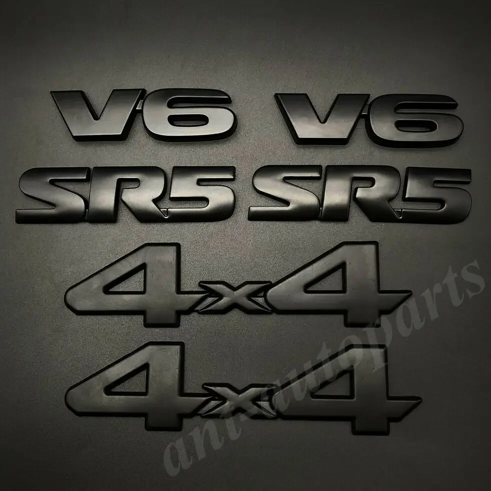 6 шт. металлические матовые черные эмблемы SR5 V6 4X4 багажник автомобиля задний значок наклейка наклейка
6 шт. металлические матовые черные эмблемы SR5 V6 4X4 багажник автомобиля задний значок наклейка наклейка