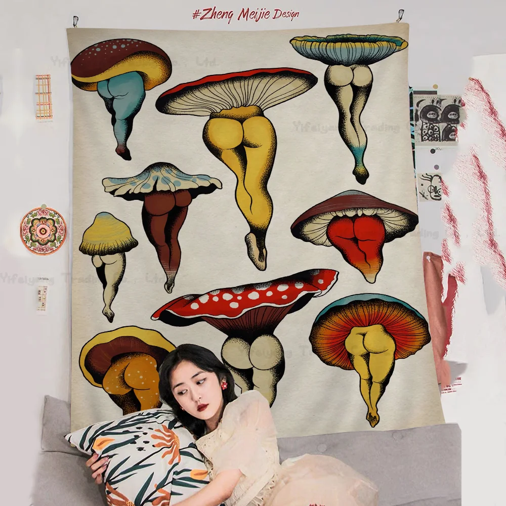 Mushroom With Sexy Woman Leg Cartoon Tapestry Wall Hanging Decoration Household Home Decor
Mushroom With Sexy Woman Leg Cartoon Tapestry Wall Hanging Decoration Household Home Decor