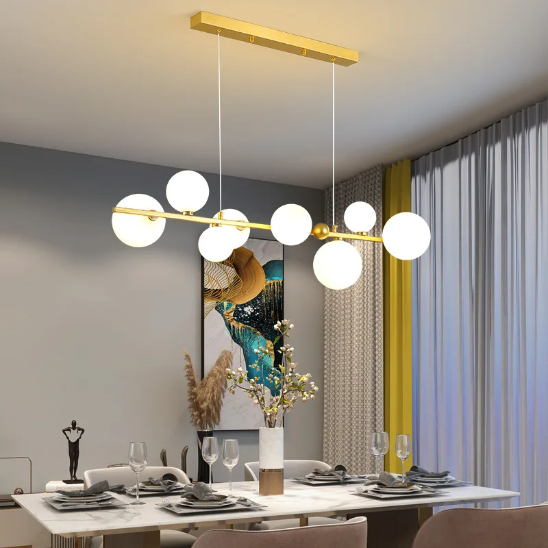 SANDYHA Modern Led Glass Ball Chandeliers Home Decor Pendant Lamp Living Dining Bedroom Loft Desk Furniture Indoor Lighting
SANDYHA Modern Led Glass Ball Chandeliers Home Decor Pendant Lamp Living Dining Bedroom Loft Desk Furniture Indoor Lighting