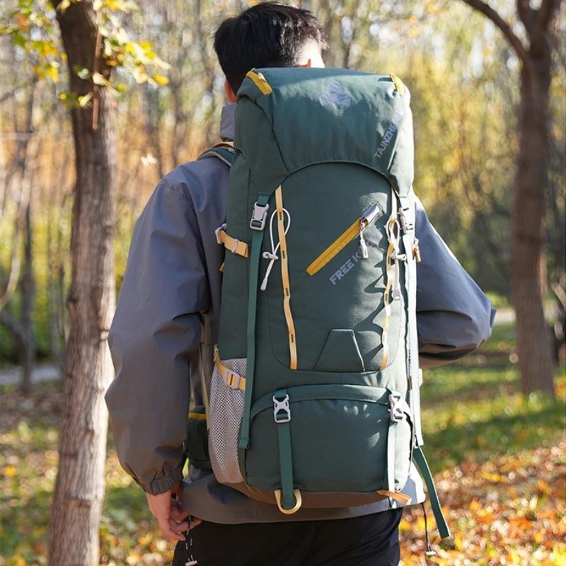 Large 65L Hiking Backpack, Camping Trekking Rucksack, Wear Resistant Climbing Pack with Rain Cover
Large 65L Hiking Backpack, Camping Trekking Rucksack, Wear Resistant Climbing Pack with Rain Cover