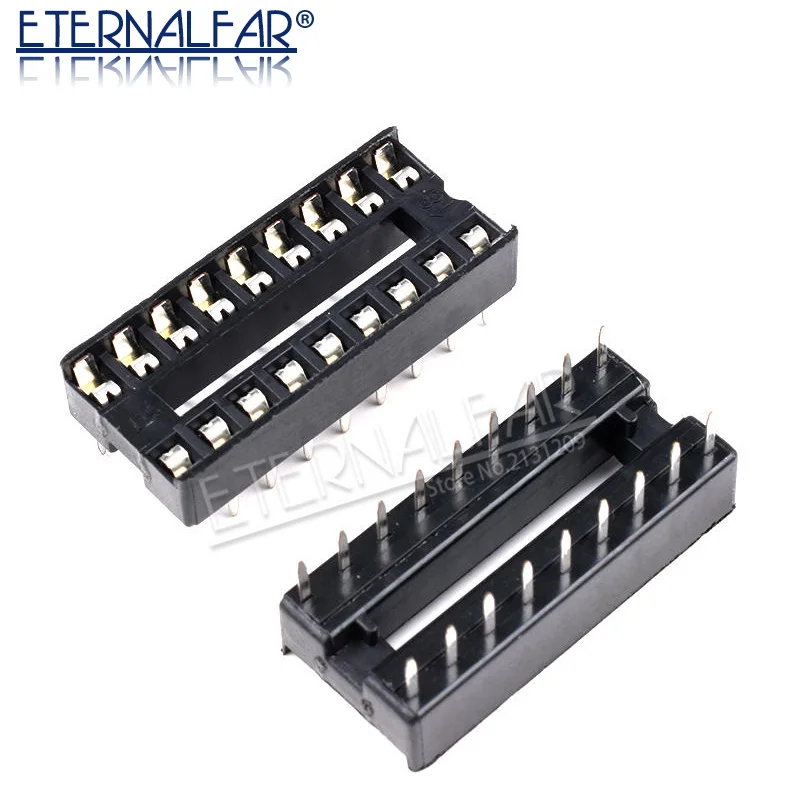 Hzy IC Sockets 18pin 10PCS/lot 2.54mm Through Hole Stamped pin Open Frame Dip Socket,Pitch Through Hole Dip Sockets Connectors
Hzy IC Sockets 18pin 10PCS/lot 2.54mm Through Hole Stamped pin Open Frame Dip Socket,Pitch Through Hole Dip Sockets Connectors