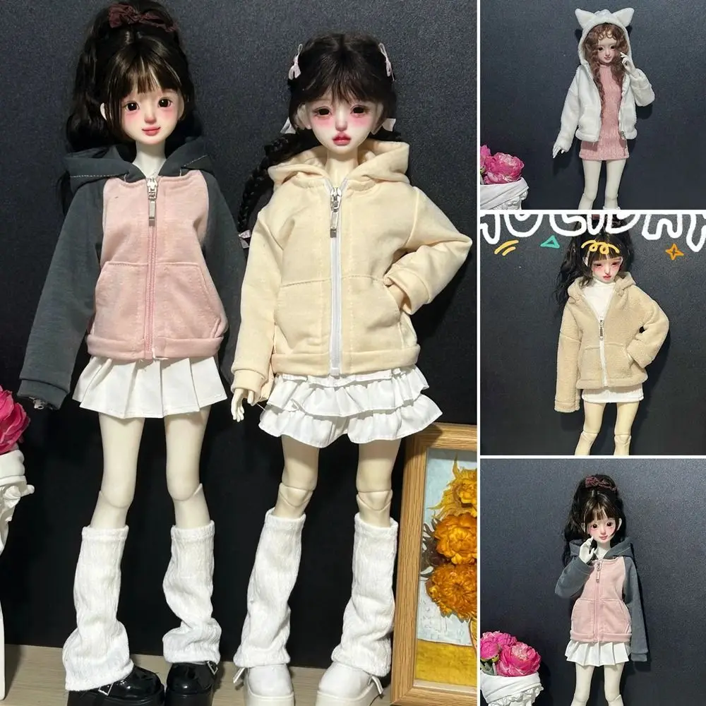 Fashion Doll Plush Hoodies Skirt Set Handmake Casual Wears Sweaters Tops Clothes with Beret for 1/4 1/6 BJD 30/45cm Dolls
Fashion Doll Plush Hoodies Skirt Set Handmake Casual Wears Sweaters Tops Clothes with Beret for 1/4 1/6 BJD 30/45cm Dolls