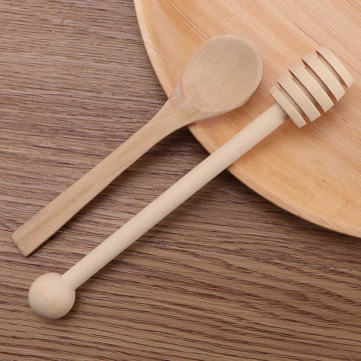 4pcs Wooden Honey Stirring Sticks Grooved Natural Bar Spoon Dispenser for Syrup Molasses Gift Party Wedding Use with
4pcs Wooden Honey Stirring Sticks Grooved Natural Bar Spoon Dispenser for Syrup Molasses Gift Party Wedding Use with