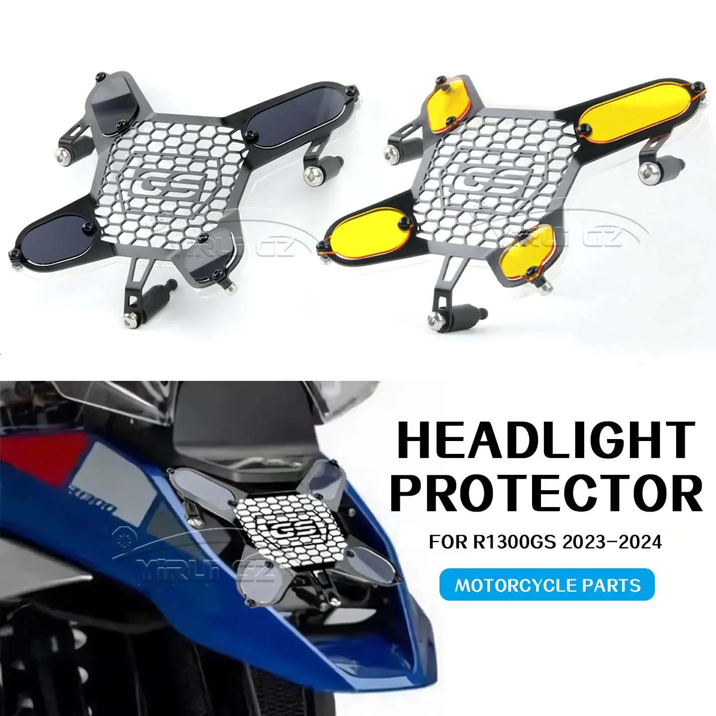 For BMW R1300GSR 1300GS Motorcycle Acrylic Light Cover Protector Headlight Protector Headlight Guard Protection Cover 2023-2024
For BMW R1300GSR 1300GS Motorcycle Acrylic Light Cover Protector Headlight Protector Headlight Guard Protection Cover 2023-2024