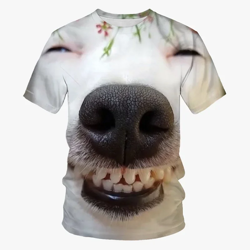 Funny Dog Face 3D Printed T-shirt Cool Animated Graphics Round Neck Short Sleeve Casual Fashion Men's T-shirt Summer Top Street
Funny Dog Face 3D Printed T-shirt Cool Animated Graphics Round Neck Short Sleeve Casual Fashion Men's T-shirt Summer Top Street