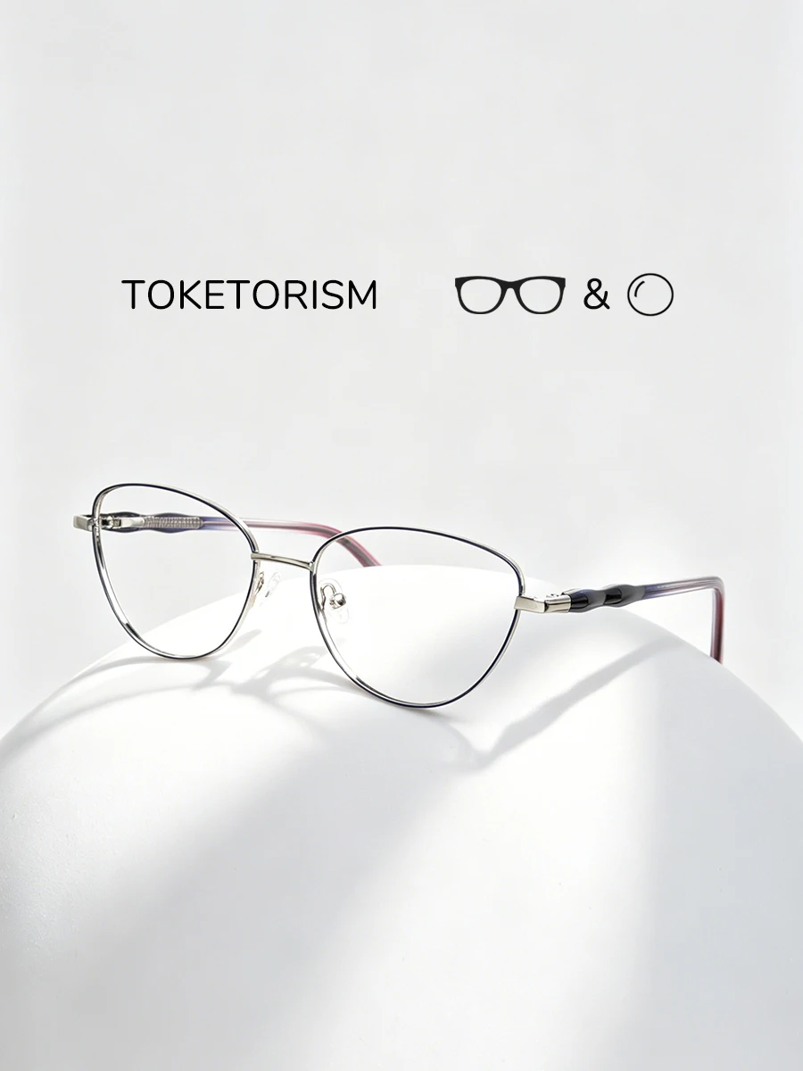 Toketorism Fashion Prescription Glasses Women's Optical Eyeglass Frames Custom Photochromic Lenses
Toketorism Fashion Prescription Glasses Women's Optical Eyeglass Frames Custom Photochromic Lenses