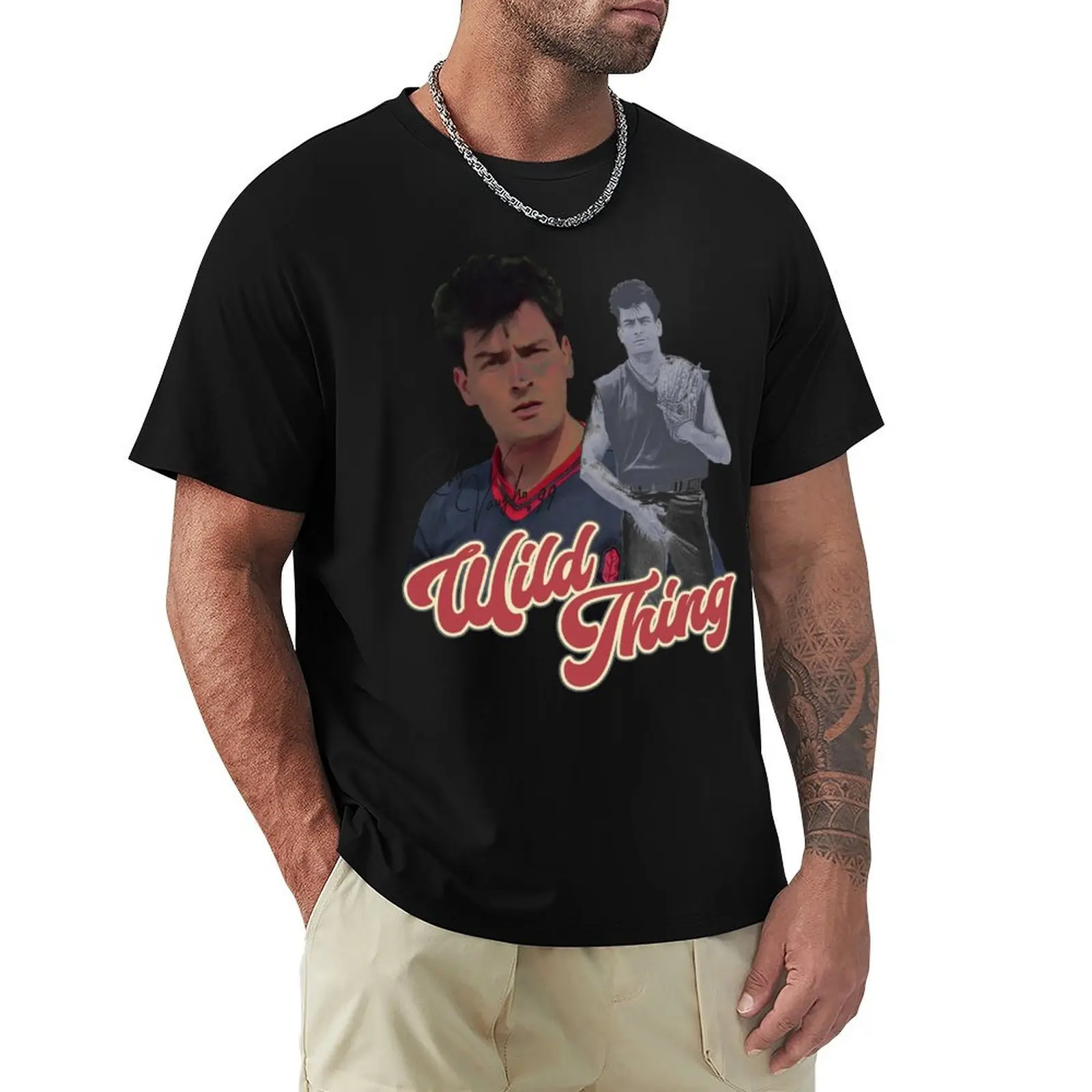 Ricky 'Wild Thing' Vaughn T-Shirt Holiday All Match T-Shirt
Ricky 'Wild Thing' Vaughn T-Shirt Holiday All Match T-Shirt