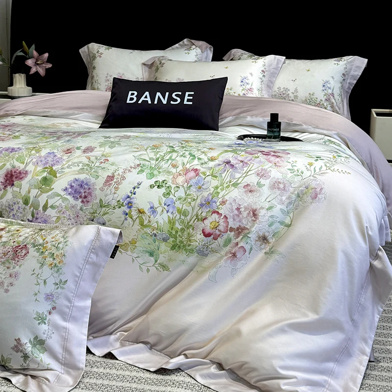 1000TC Lyocell Cotton Flowers Plant Prints Luxury Bedding Set Soft Silky Duvet Cover Set Flat/Fitted Bed Sheet Pillowcases 4Pcs
1000TC Lyocell Cotton Flowers Plant Prints Luxury Bedding Set Soft Silky Duvet Cover Set Flat/Fitted Bed Sheet Pillowcases 4Pcs