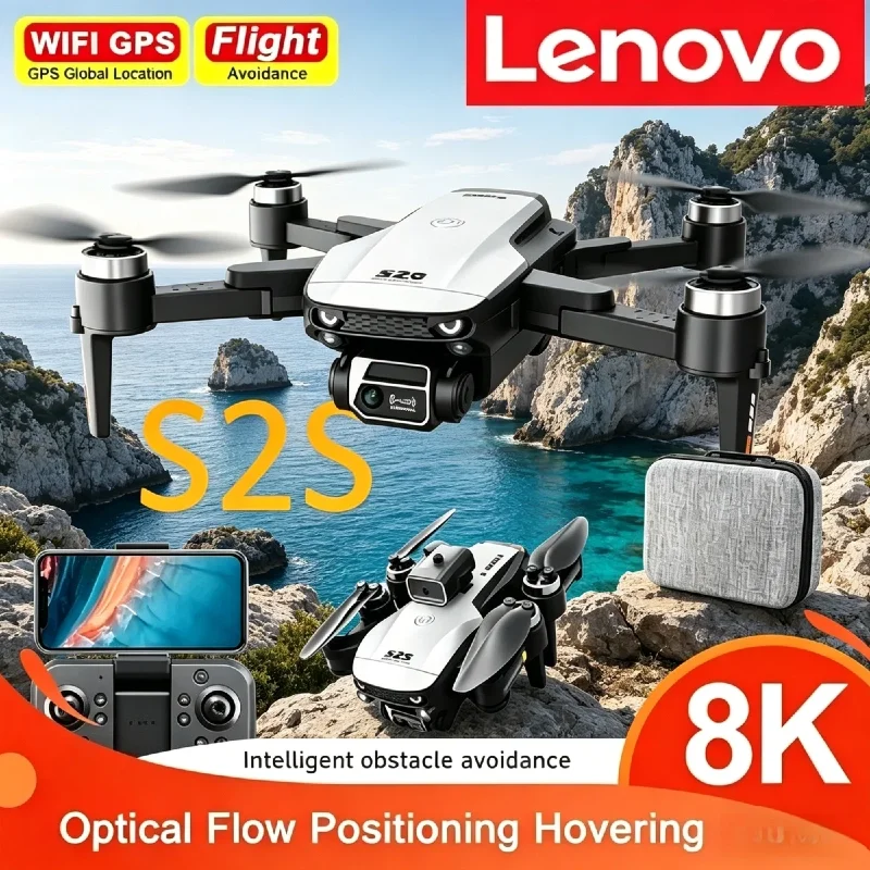 Lenovo S2S Brushless Quadcopter Drone 8K Dual Camera GPS Omnidirectional Avoidance Professional Aerial Photography UAV Toy
Lenovo S2S Brushless Quadcopter Drone 8K Dual Camera GPS Omnidirectional Avoidance Professional Aerial Photography UAV Toy