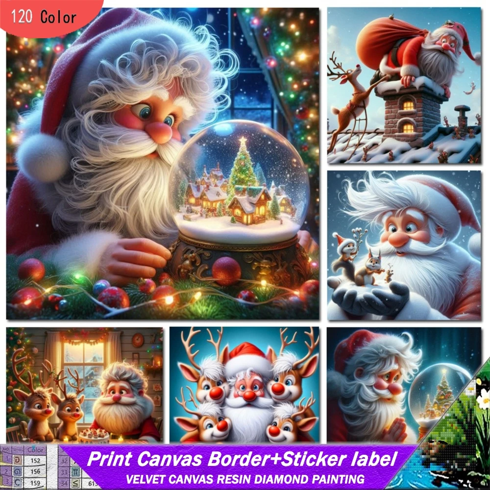 Санта-Клаус и олень 120 Ccolor, алмазная живопись из смолы с наклейкой, новинка 2025, мозаичная вышивка, мультяшный рождественский подарок, настенное искусство
Санта-Клаус и олень 120 Ccolor, алмазная живопись из смолы с наклейкой, новинка 2025, мозаичная вышивка, мультяшный рождественский подарок, настенное искусство