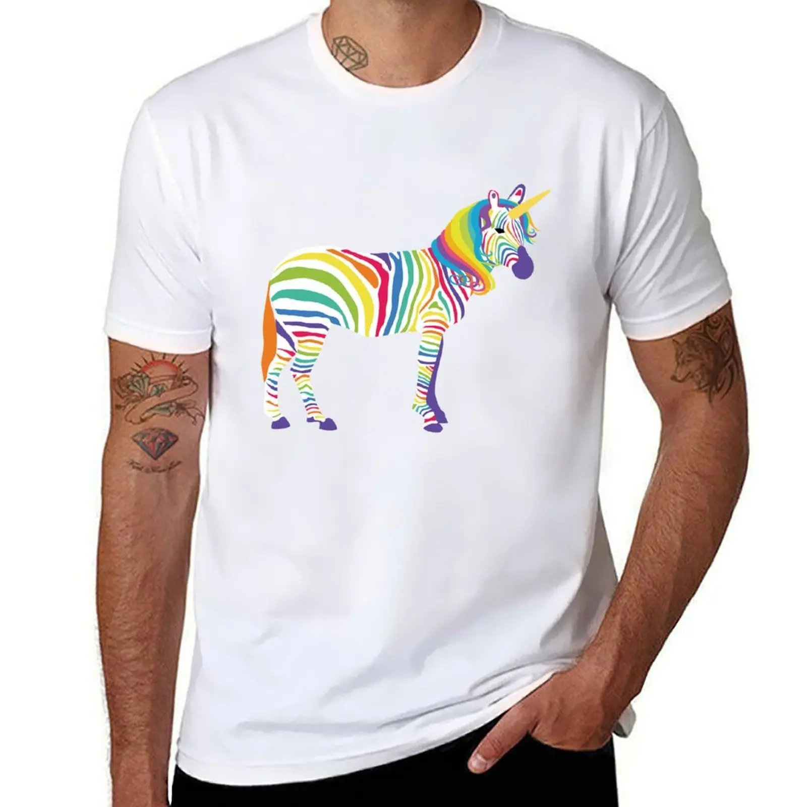 Rainbow-Unicorn-Zebra or Zebra-Unicorn Rainbow T-Shirt t shirt for man 100 percent cotton man t shirts graphic T-Shirt
Rainbow-Unicorn-Zebra or Zebra-Unicorn Rainbow T-Shirt t shirt for man 100 percent cotton man t shirts graphic T-Shirt