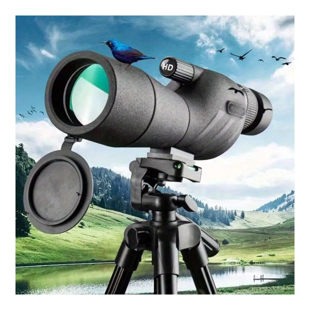 HighDefinition OnePiece Bird Watching Monocular Compatible With Tripod, Portable, Durable ABS ial, Black, Manual Focus, Su
HighDefinition OnePiece Bird Watching Monocular Compatible With Tripod, Portable, Durable ABS ial, Black, Manual Focus, Su