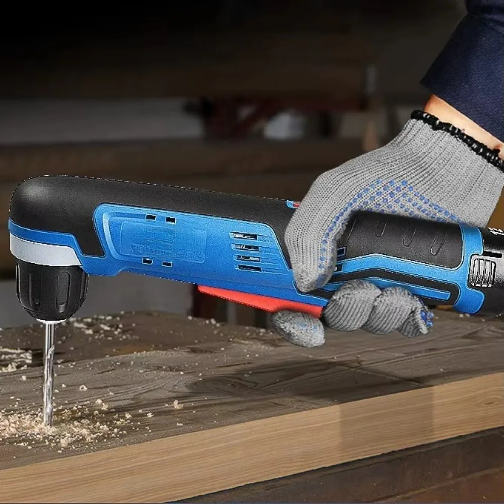 Rechargeable Right Angle Electric Drill Lithium Ion Corner Hand Drill Portable Power Tool
Rechargeable Right Angle Electric Drill Lithium Ion Corner Hand Drill Portable Power Tool