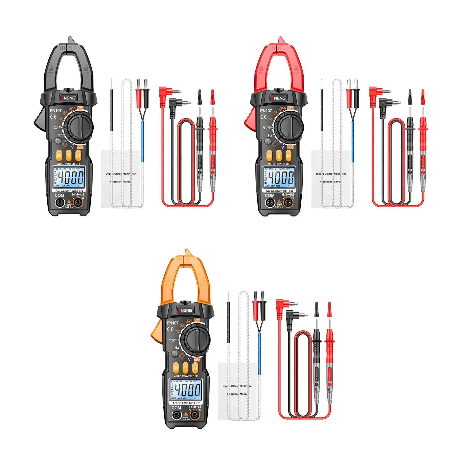Digital Multimeter Multifunction Digital Clamp Meter Smart Tester Sturdy Pocket for Fuses Auto Circuit Troubleshooting Household
Digital Multimeter Multifunction Digital Clamp Meter Smart Tester Sturdy Pocket for Fuses Auto Circuit Troubleshooting Household