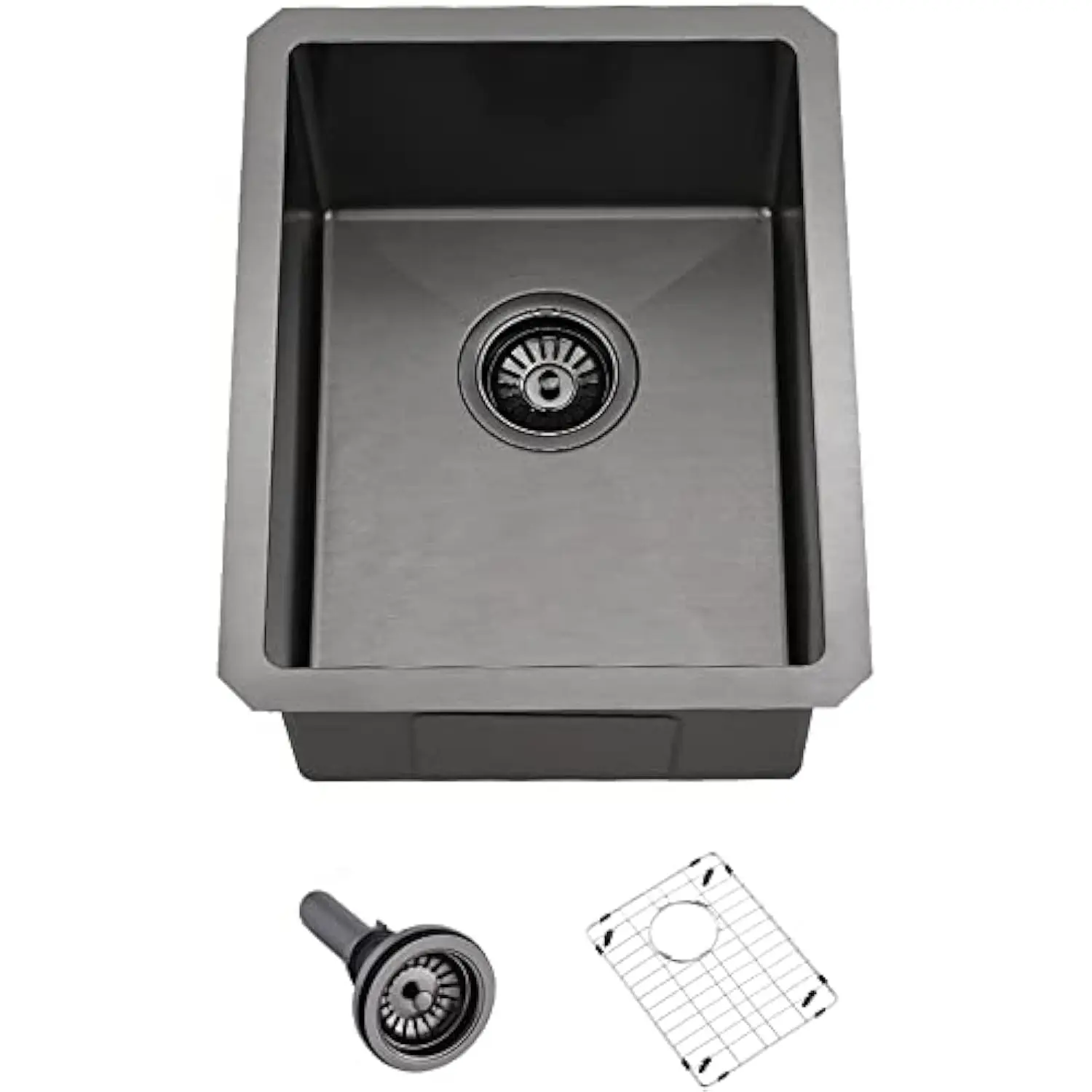 Black Bar Sink Undermount- 12X16 Unde Mmount Bar Sink Small Kitchen Bar Prep 16 Gauge Stainless Steel Single Bowl Outdoor Rv Ki
Black Bar Sink Undermount- 12X16 Unde Mmount Bar Sink Small Kitchen Bar Prep 16 Gauge Stainless Steel Single Bowl Outdoor Rv Ki